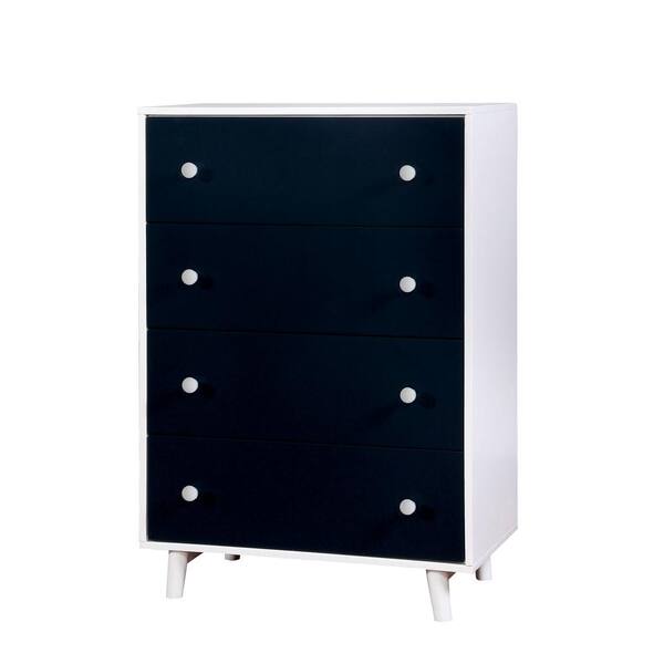 William's Home Furnishing Alivia Blue Contemporary Style Chest of Drawers