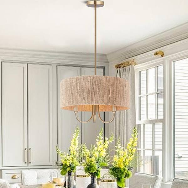 Jute String Chandelier Lamp Shade - Available in Three Sizes - Lux Lamp  Shades