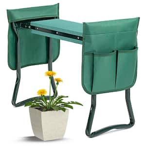 24 in. Garden Kneeler and Seat with Tool Pocket and Sturdy Soft EVA Foam Pad