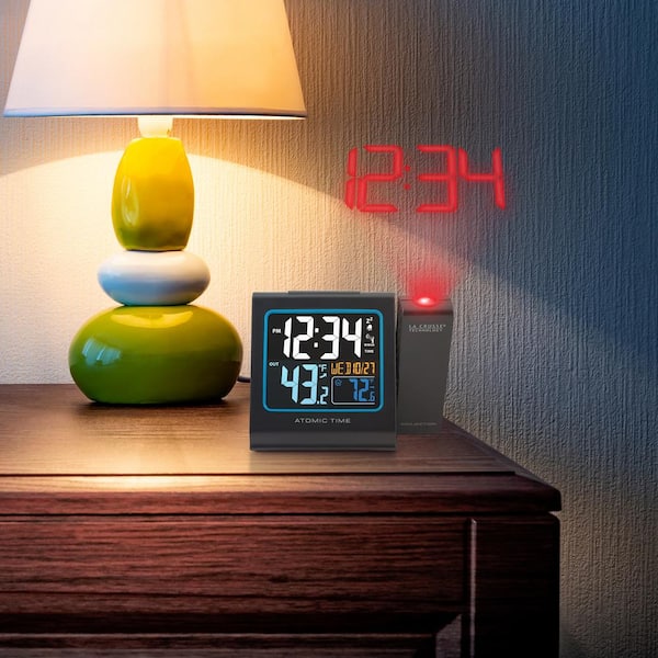 La Crosse Technology 5 In Color, Alarm Clock With Outdoor Temperature