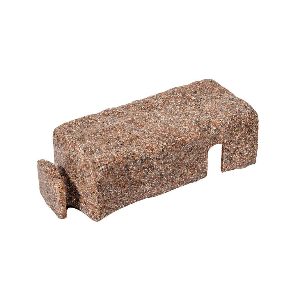 7 in. x 2.25 in x 4 in CobbleStone (Left) Faux Stone Plastic Garden Edging (1-Pack) price history on PriceWatchPro