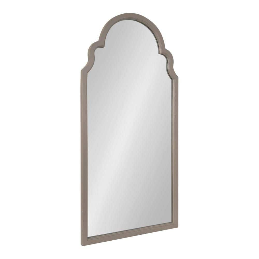 Kate and Laurel Hogan Wood selling Framed Wall Accent Mirror with Scalloped Corners