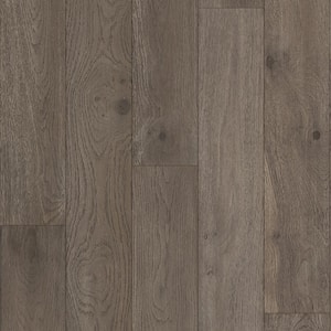 ACQUA FLOORS Dexter Oak 1/4 in. T x 5 in. W Click Lock Wire Brushed Engineered Hardwood Flooring (16.68 sq.ft./case)