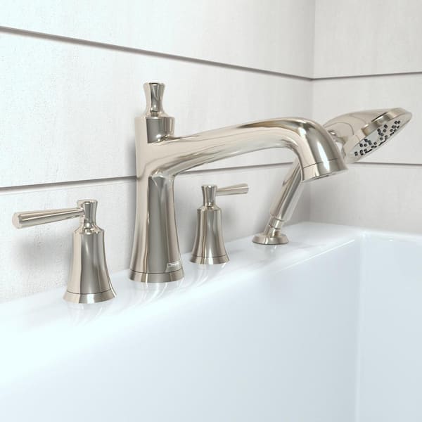 Hansgrohe Joleena 2-Handle Deck Mount Roman Tub Faucet with Hand