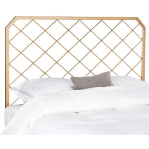 Stitch Gold Queen Upholstered Headboard