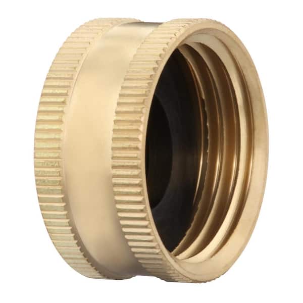 Everbilt 3/4 in. FHT Brass Cap Fitting