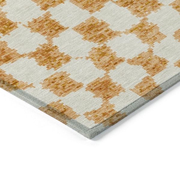 Chantille Machine Washable Indoor/Outdoor Abstract ACN1958 Orange 2 ft. 3 in. x 7 ft. 6 in. Runner Rug