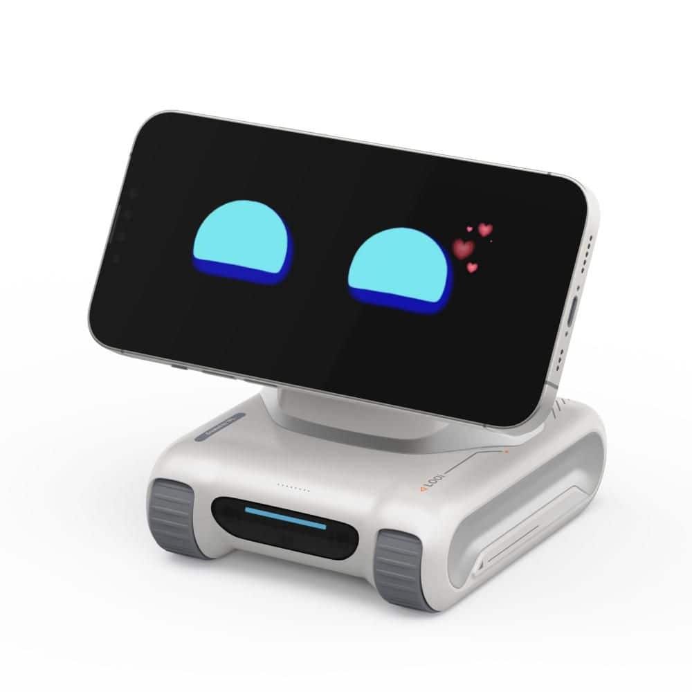 10W Wireless AI Desktop Robot Companion, ChatGPT Voice Interaction, Visual Understanding, Personality and Memory, White price history on PriceWatchPro