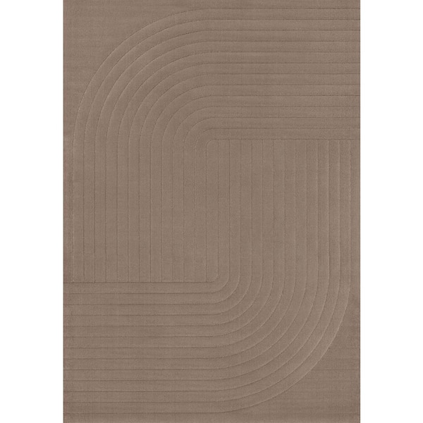 5 ft. x 8 ft. Brown Area Rug