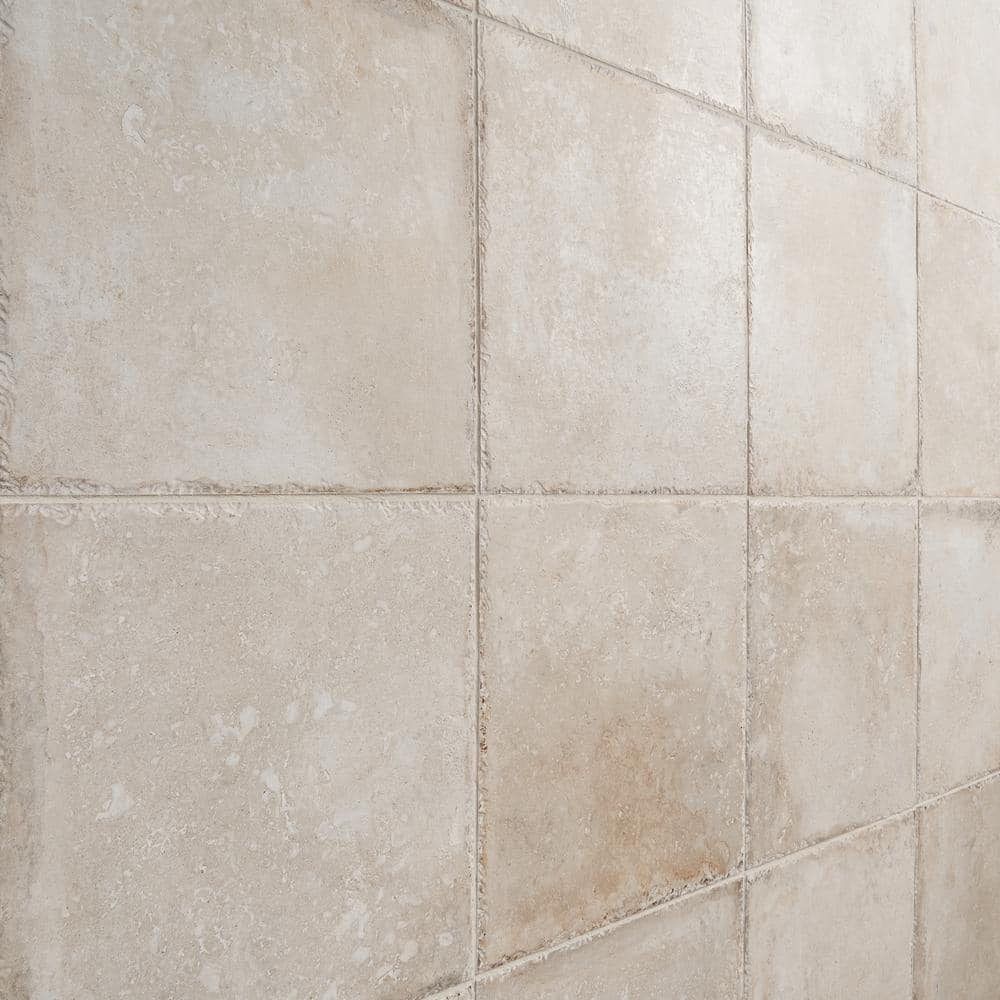 Pergamo 12" x 12" Natural Porcelain Stone Look Tile