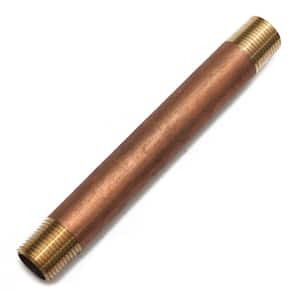 3/8 in. x 5 in. Brass MIP Nipple Fitting (5-Pack)