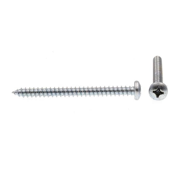 #14 x 3 Phillips Pan Head Sheet Metal Screw Zinc Plated Self Tapping Set #RD-4901FST Warranity by Pr-Mch Package of 1000 pcs