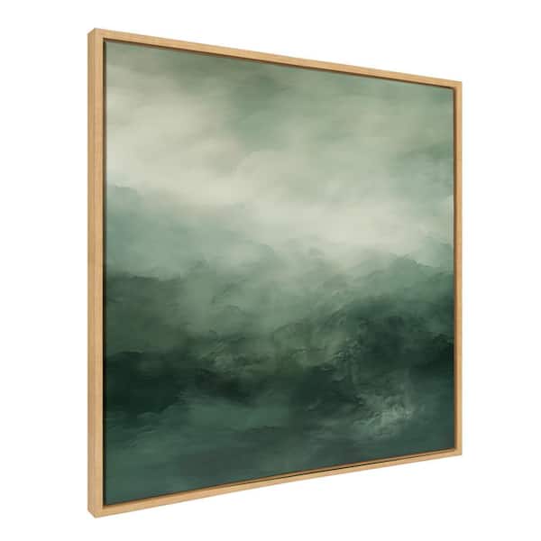 Kate and Laurel Sylvie Tonal Abstract Framed Canvas by the Creative Bunch Studio (Set of 1) Abstract Art Print 30.00 in. x 30.00 in.