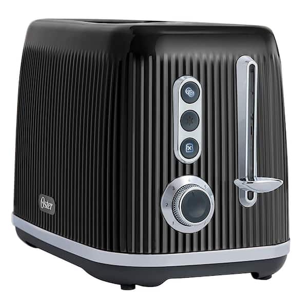 Oster Retro 2-Slice Toaster with Extra Wide Slots in Black 985119797M - The  Home Depot