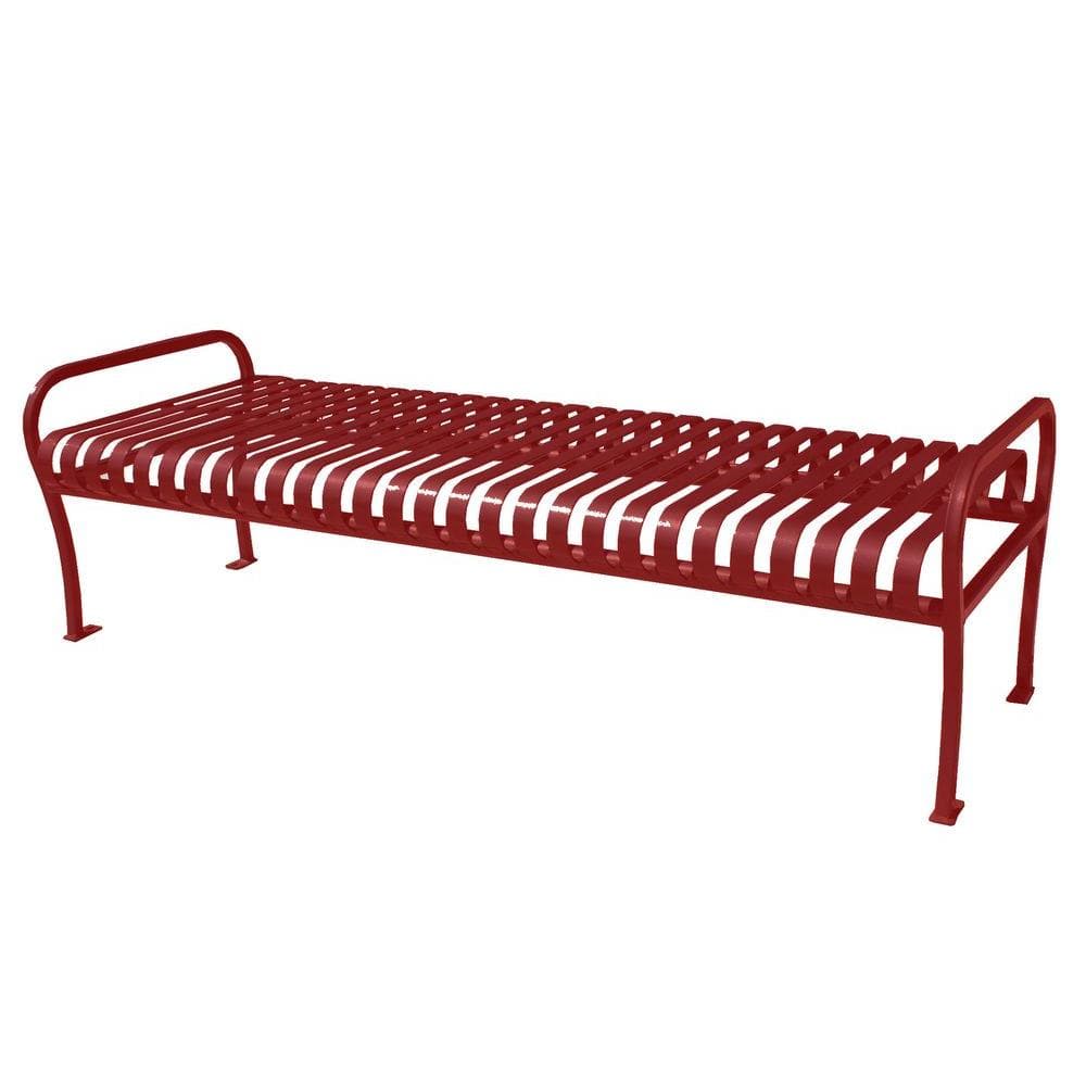 6 ft. Red Premier Backless Bench price history on PriceWatchPro