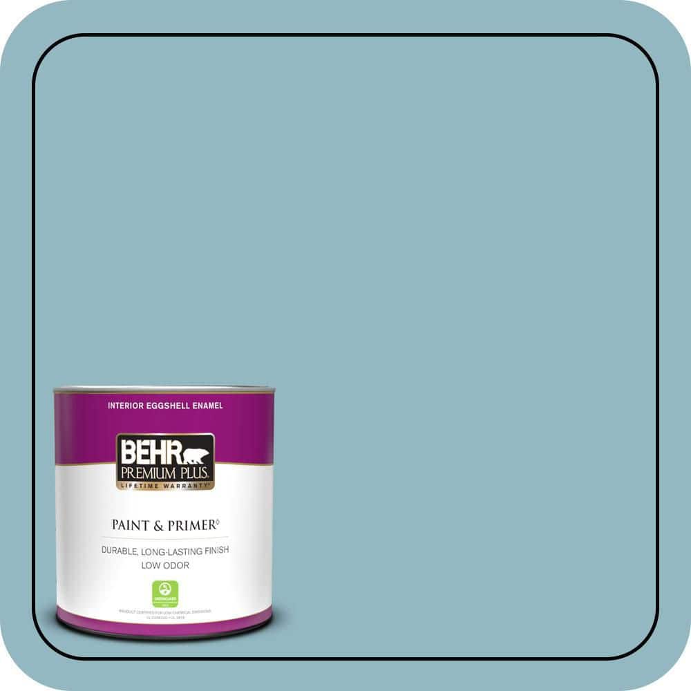 1 qt. #PPU13-09 Tahoe Blue Eggshell Enamel Low Odor Interior Paint & Primer price history on PriceWatchPro