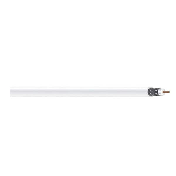 Southwire (By-the-Foot) 18 RG6 Dual Shield CU CATV CM/CL2 Coaxial Cable in White