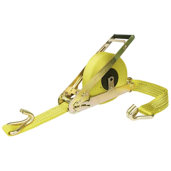 Quickloader Retractable Ratchet Tie-Down Strap 10000 lbs.