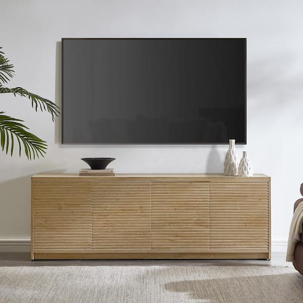 Light Oak Fits TV's up to 78 in. Desmond 70 in. TV Stand
