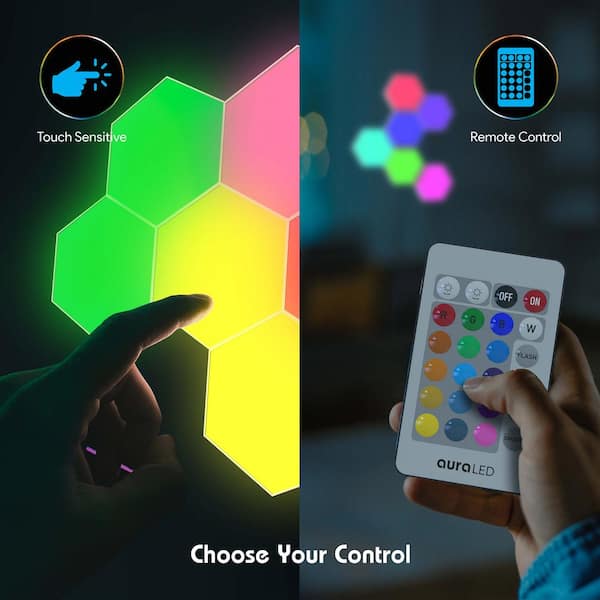LED Color-Change Touch Light With Remote Control