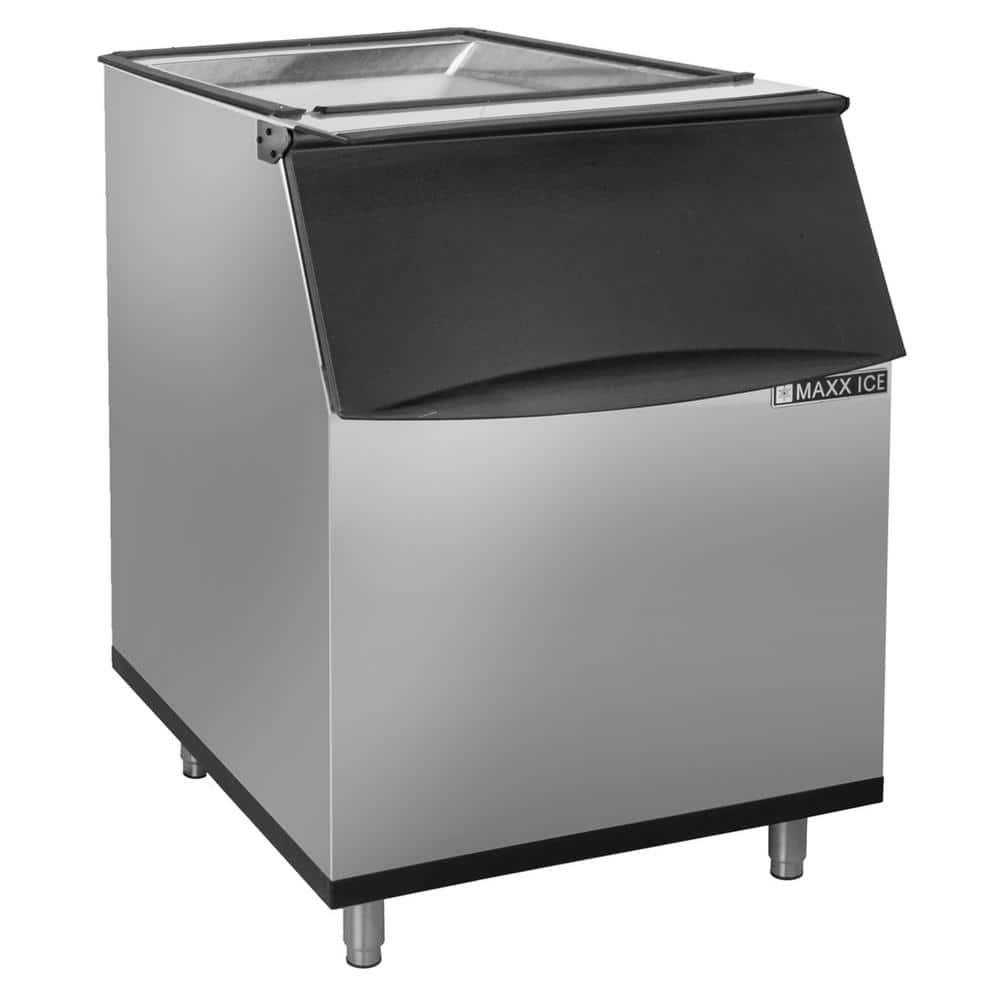 Maxx Ice MIB580N Ice Storage Bin, Stainless Steel/Black