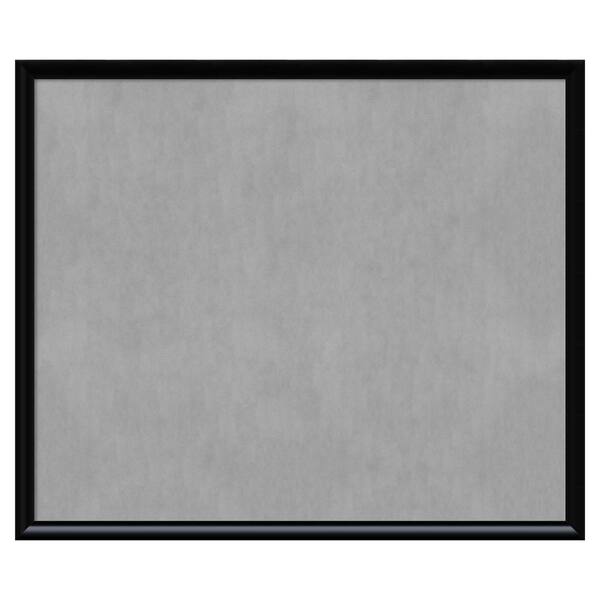 Amanti Art Steinway Black Scoop 51 in. x 43 in Framed Magnetic Board
