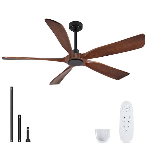 Hampton Bay Grantway 48 in. Indoor/Covered Outdoor Matte Black Low