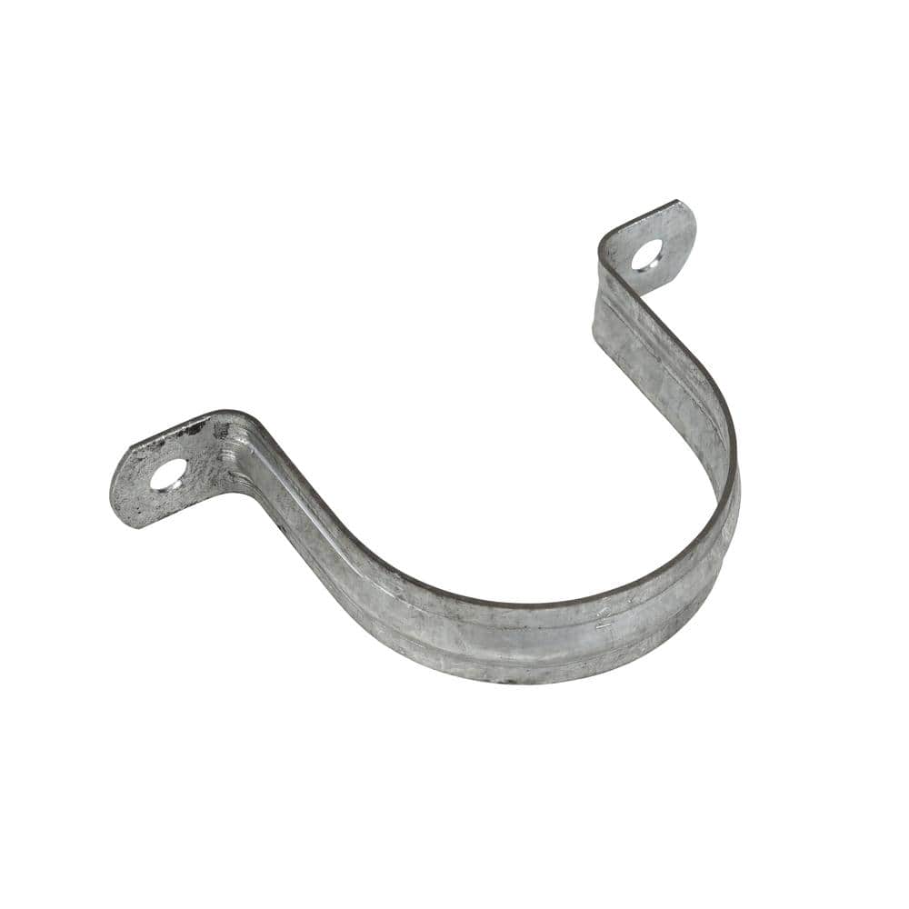 Oatey 2 in. Galvanized 2-Hole Pipe Hanger Strap 33501 - The Home Depot