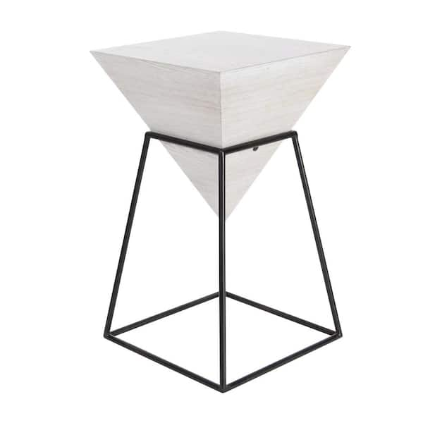 large white accent table