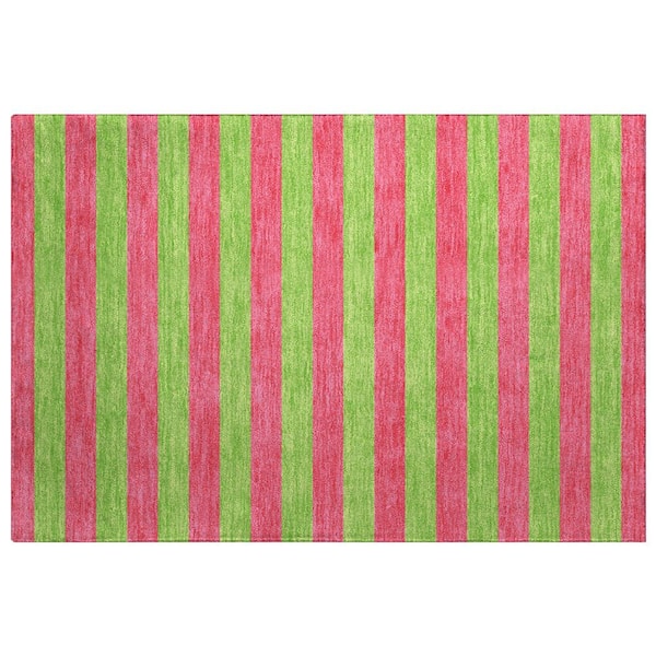 Dream Shag Premium Machine Washable Abstract ADS530 Blush 2 ft. x 3 ft. Accent Rug