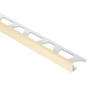 Jolly Sand Pebble 1/2 in. x 8 ft. 2-1/2 in. PVC L-Angle Tile Edging Trim