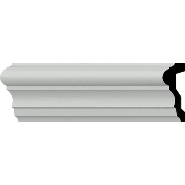 1-3/4 in. x 4-1/4 in. x 94-1/2 in. Polyurethane Claremont Chair Rail Moulding