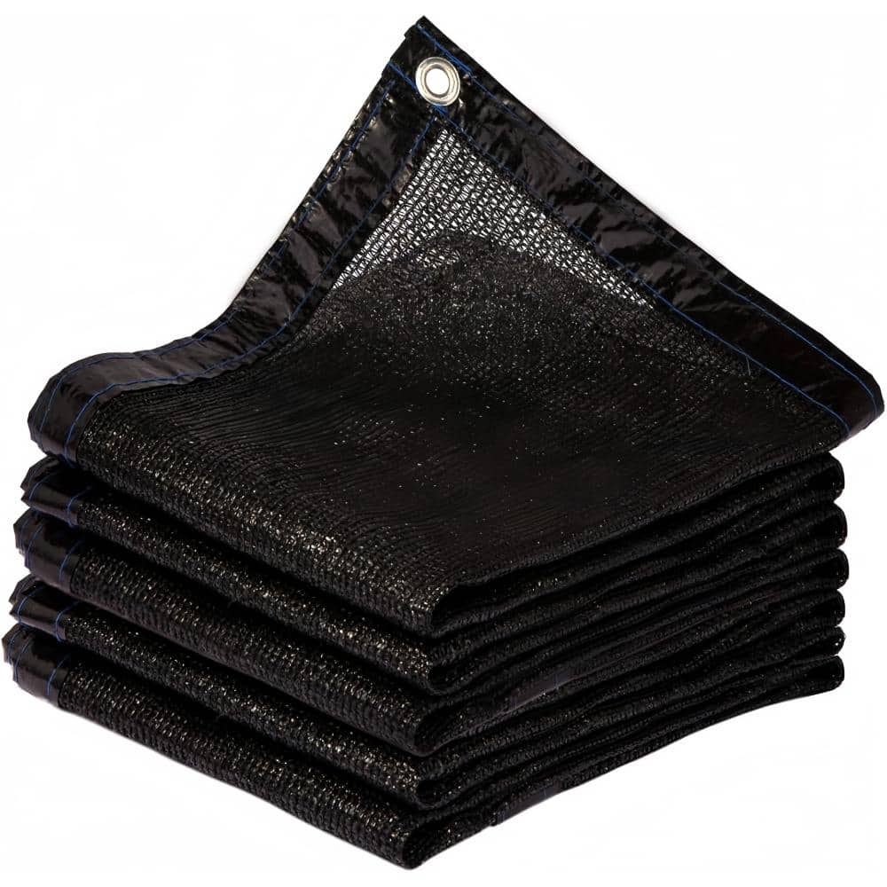 12x12 FT 95% Black HDPE UV Block Shade Cloth with Grommets for Garden Patio Greenhouse price history on PriceWatchPro