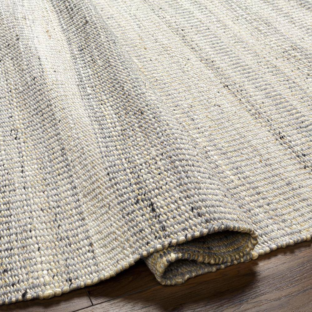 Handmade Lessie 6' x 9' Flat Woven Wool-Blend Gray Area Rug