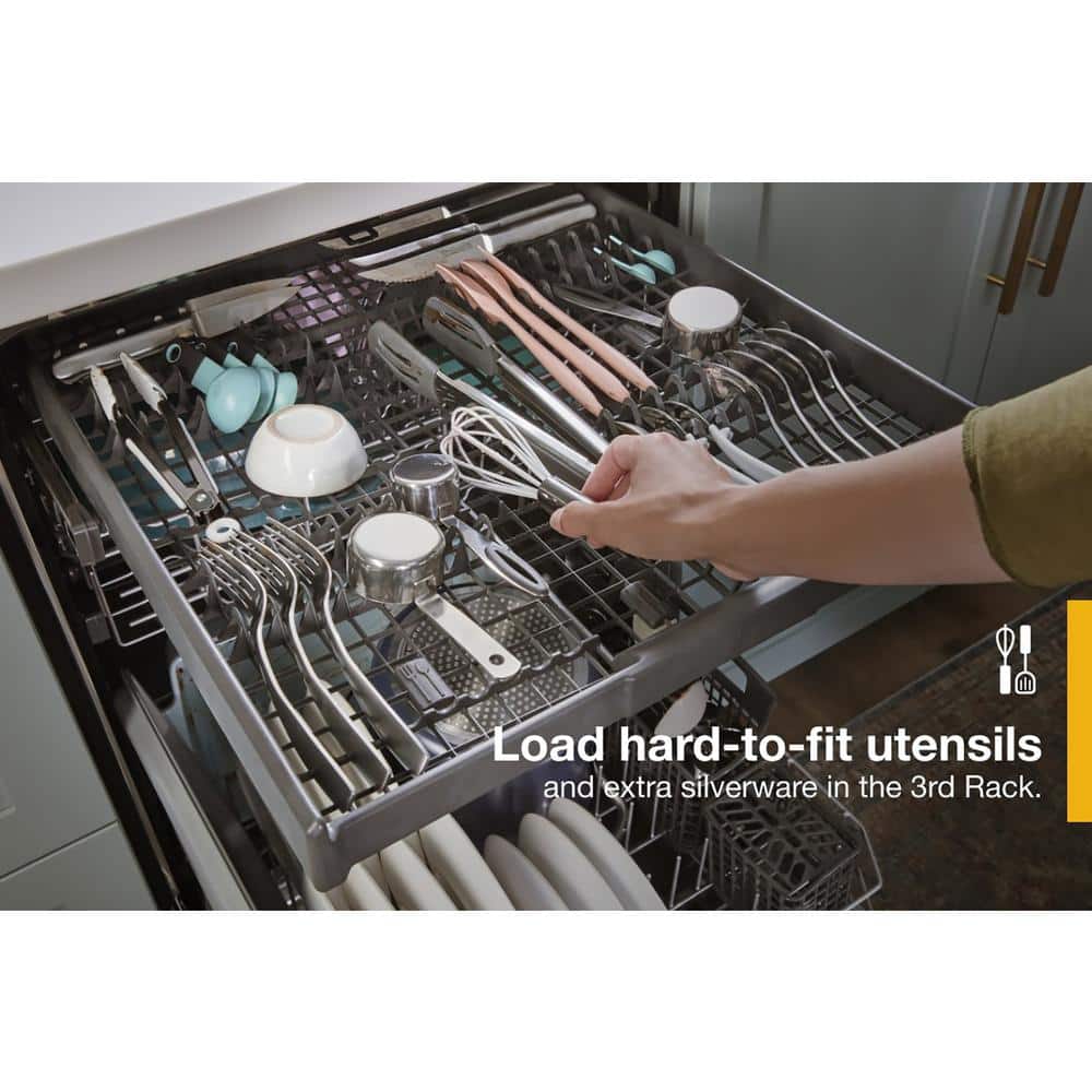Beige Stainless Steel Energy Star Large Capacity Dishwasher