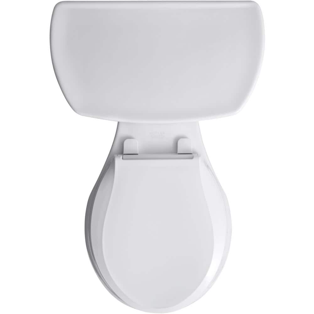 White High Efficiency Round Two-Piece Toilet