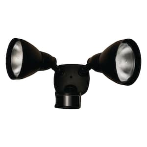 270-Degree Black Motion Activated Outdoor Flood Light