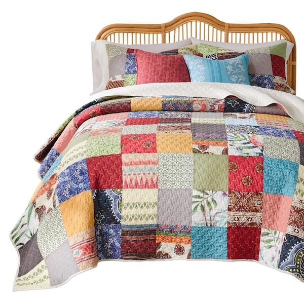Lily Multi-Color Microfiber Standard Sham (Set of 3)