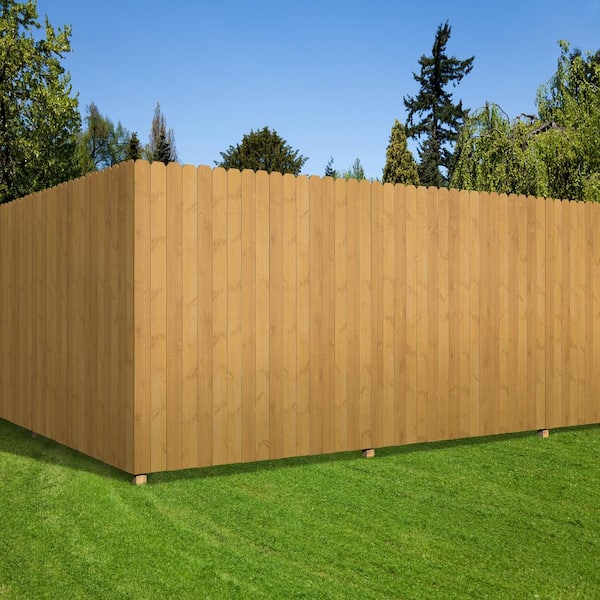 Alexandria Moulding 1 in. T X 6 in. W X 6 ft. L Cedar Dog Eared Fence Board
