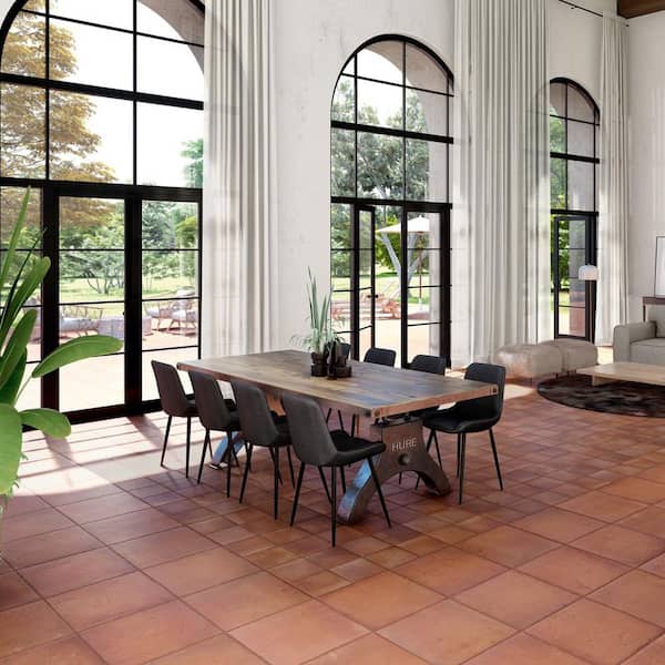 Sienna Terracotta Canyon 17.71 in. x 17.71 in. Matte Porcelain Floor and Wall Tile (10.89 sq. ft./Case)
