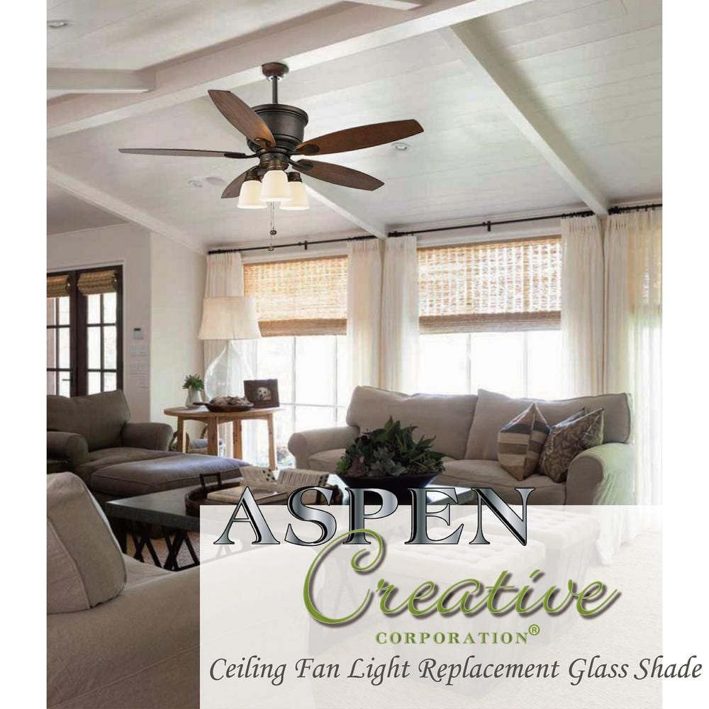 Transitional White Alabaster Bell Shaped Glass Shade Set