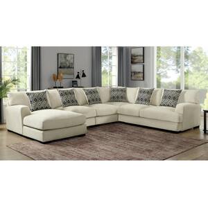 5-Piece Modern Two-Tone Sectional Sofa Set S150B 
