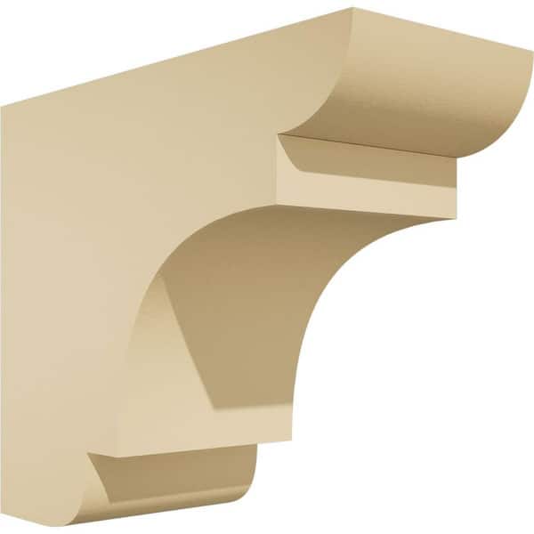 Ekena Millwork Standard New Brighton 5 in. W x 10 in. H x 12 in. D Signature Urethane Rafter Tail Outlooker