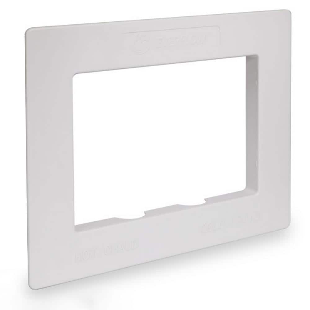 10.4 in OD W/7.35 in. ID W x 8.25 in. OD H/5.2 in. IN H Faceplate in White ABS Plastic for Supply Outlet Box (2-Pack) price history on PriceWatchPro