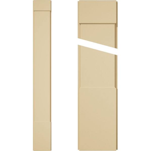 Ekena Millwork 2 in. D x 10 in. W x 82 in. L Primed Polyurethane Pilaster 1- Pack