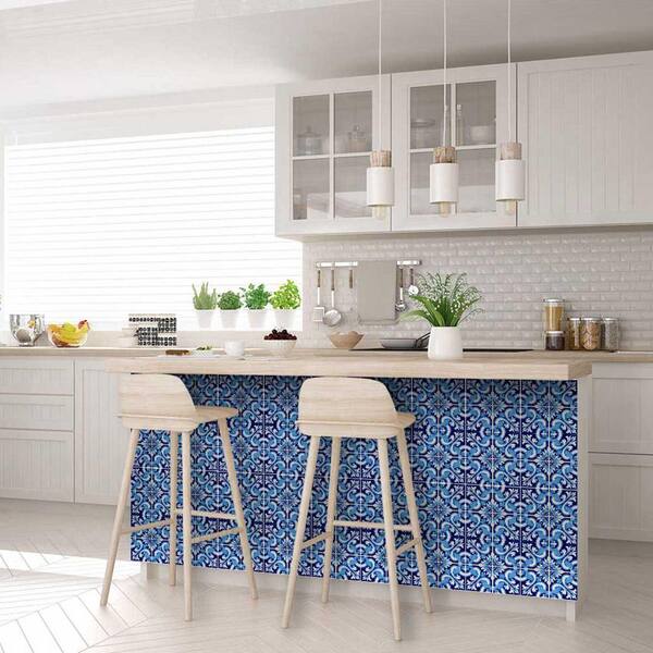 Subway Backsplash Tiles, Sage Green Peel and Stick Floor Tile Sticker,  Concrete Vinyl Decor, Modern Kitchen Refresh Idea 