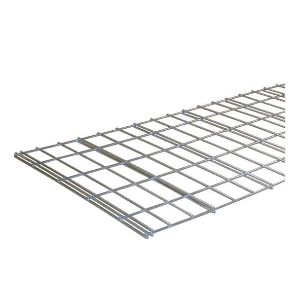 Storage Concepts 48 in. L x 36 in. D Individual Silver Steel Wire Mesh Decking