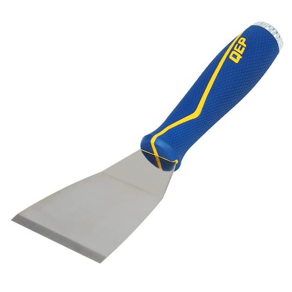QEP 3 in. W Stainless Steel Blade Handheld Chisel Scraper and Stripper
