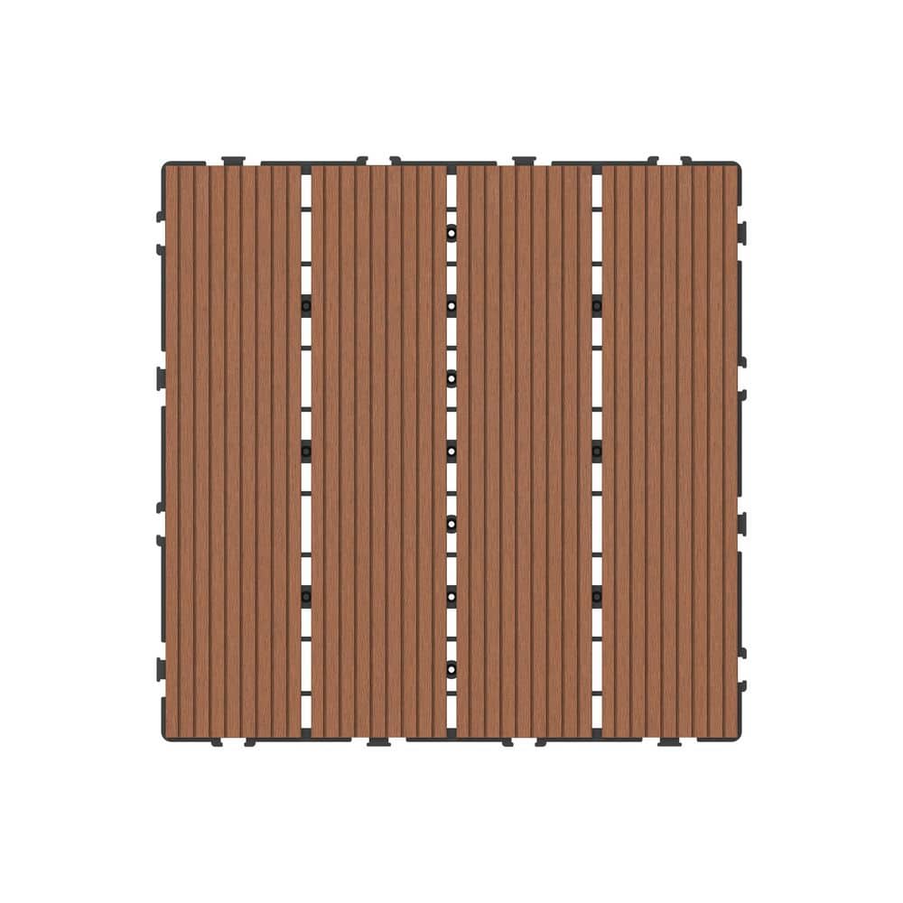1 ft. x 1 ft. Grooved Composite Deck Tile in Hemlock (12 per Case) price history on PriceWatchPro