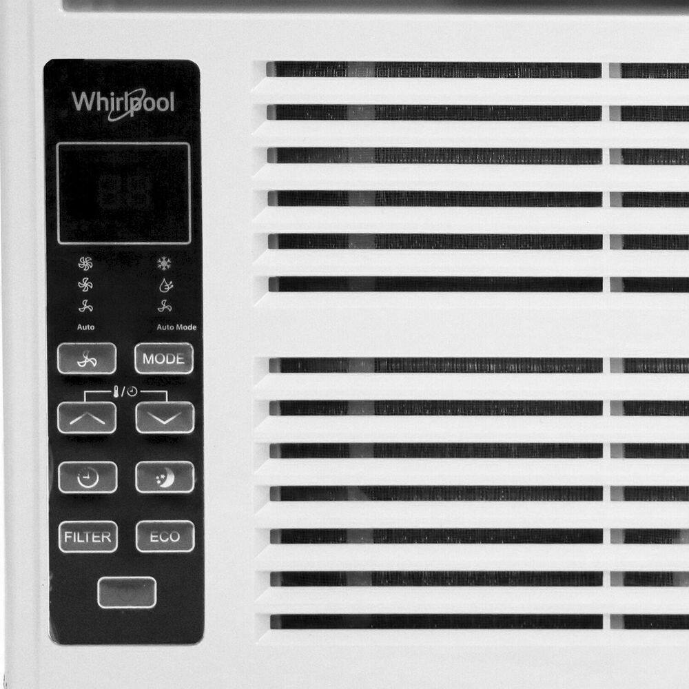 Whirlpool 8,000 BTU White Window-Mounted Air Conditioner with Remote